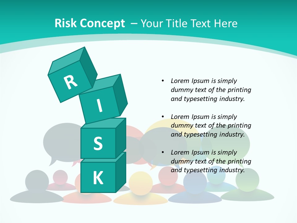 Orange Bubble Career PowerPoint Template