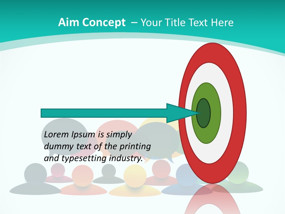 Orange Bubble Career PowerPoint Template