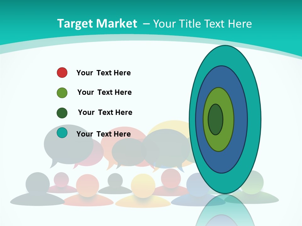 Orange Bubble Career PowerPoint Template