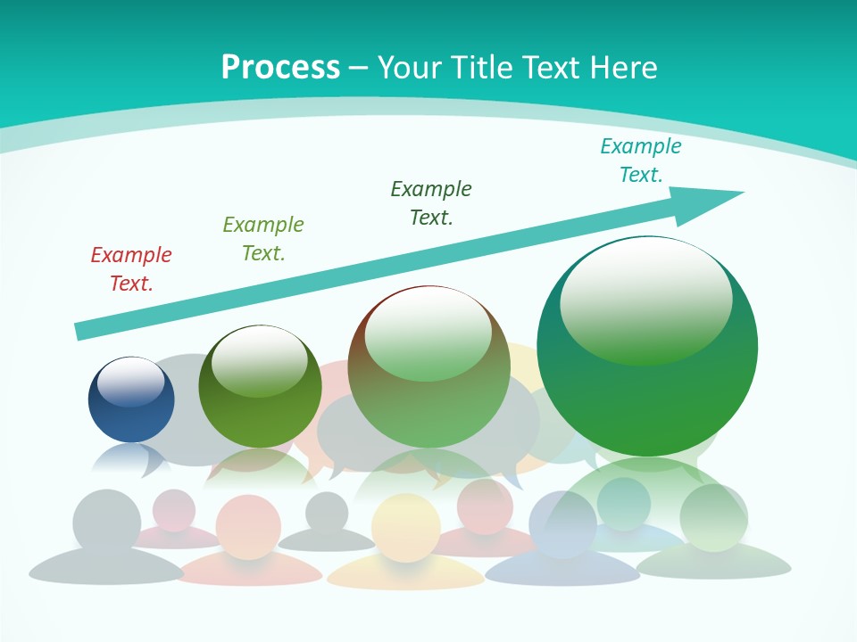 Orange Bubble Career PowerPoint Template
