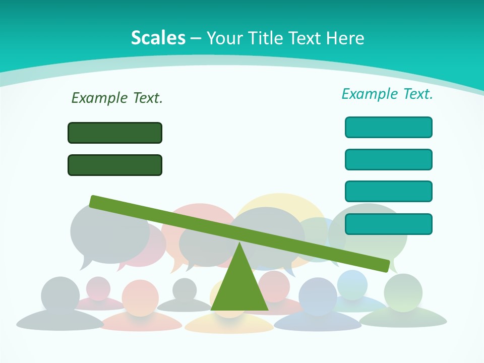 Orange Bubble Career PowerPoint Template