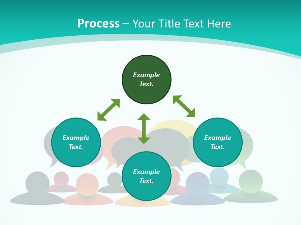 Orange Bubble Career PowerPoint Template