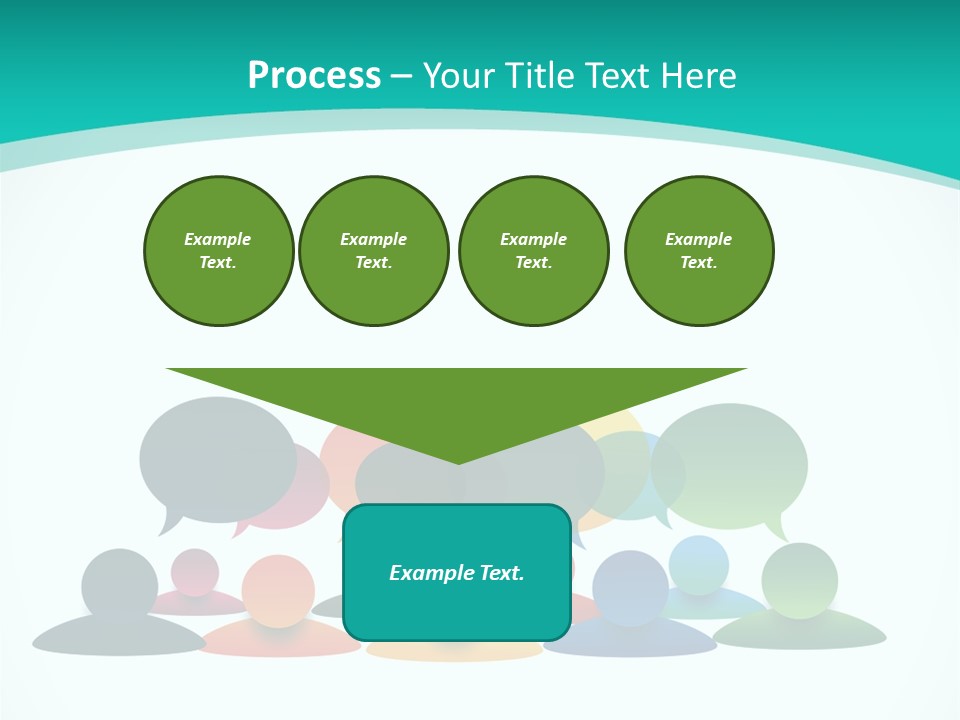 Orange Bubble Career PowerPoint Template