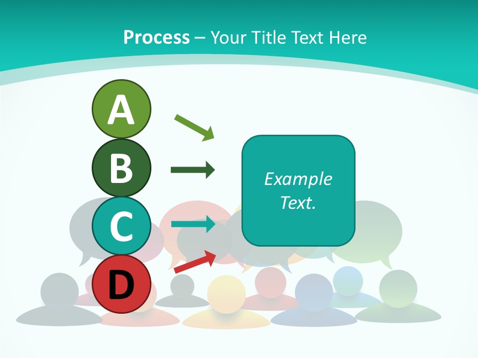 Orange Bubble Career PowerPoint Template