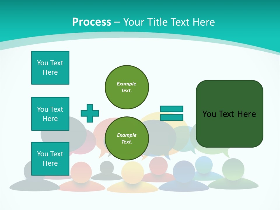 Orange Bubble Career PowerPoint Template