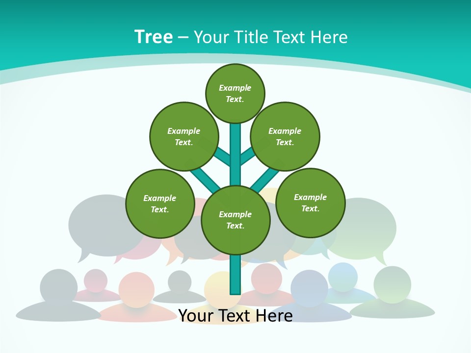 Orange Bubble Career PowerPoint Template