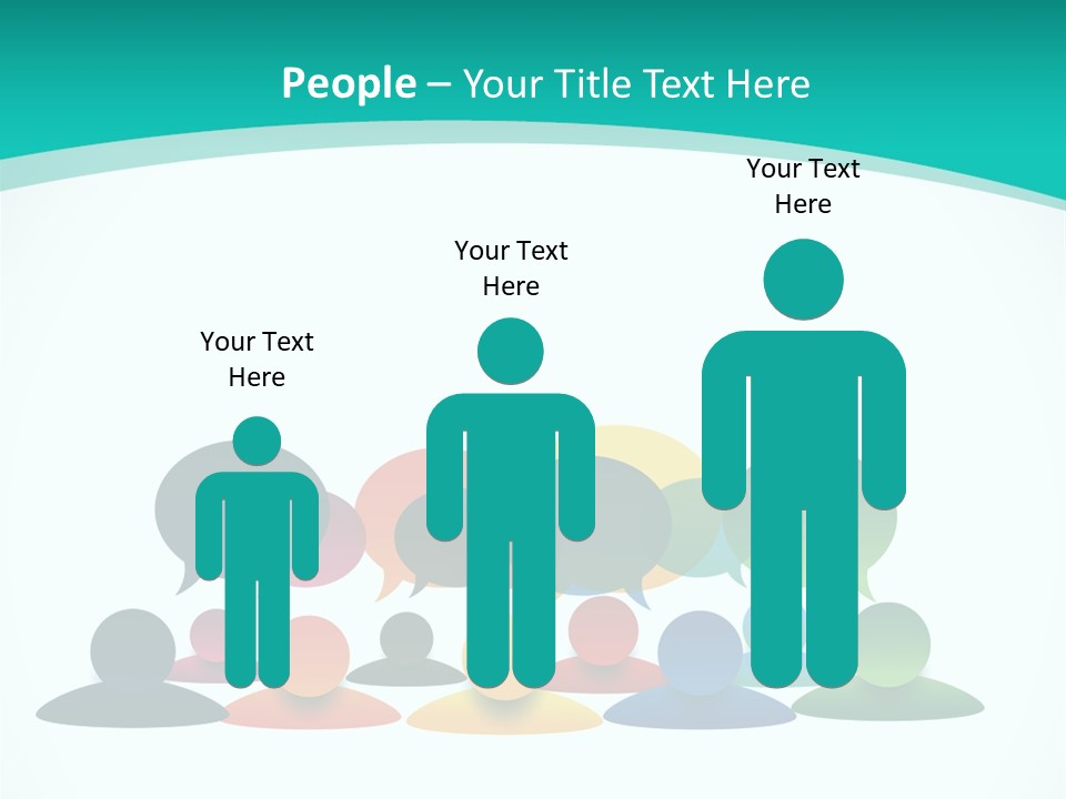 Orange Bubble Career PowerPoint Template