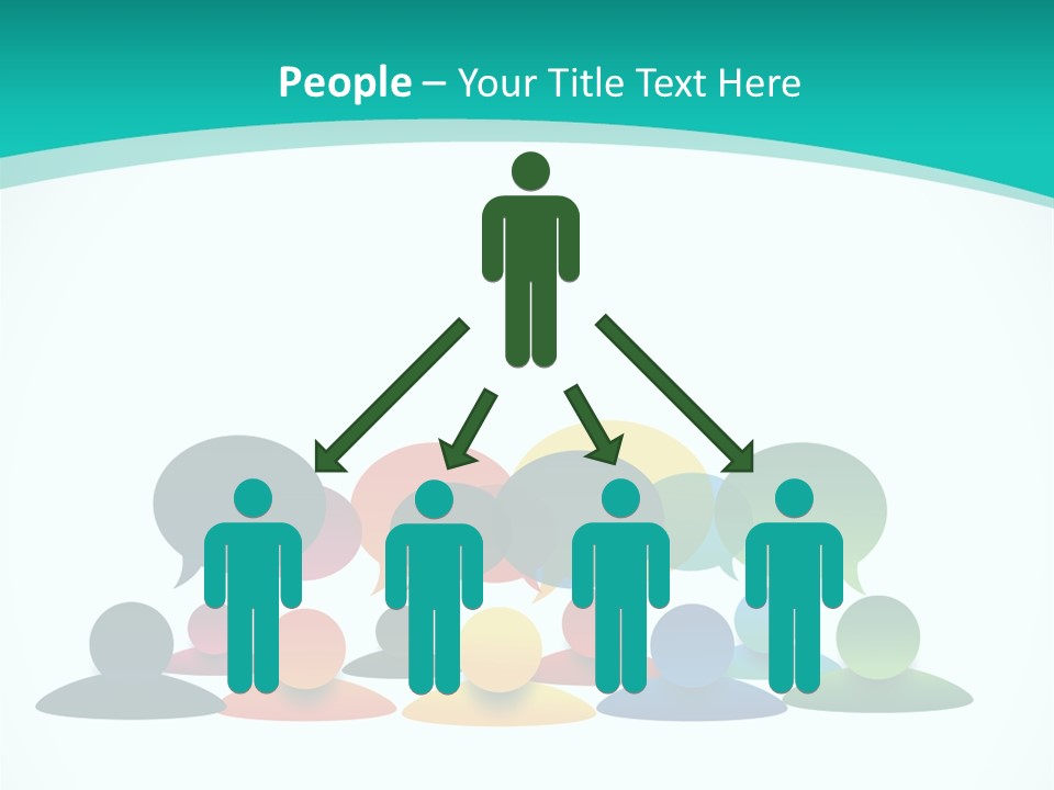 Orange Bubble Career PowerPoint Template