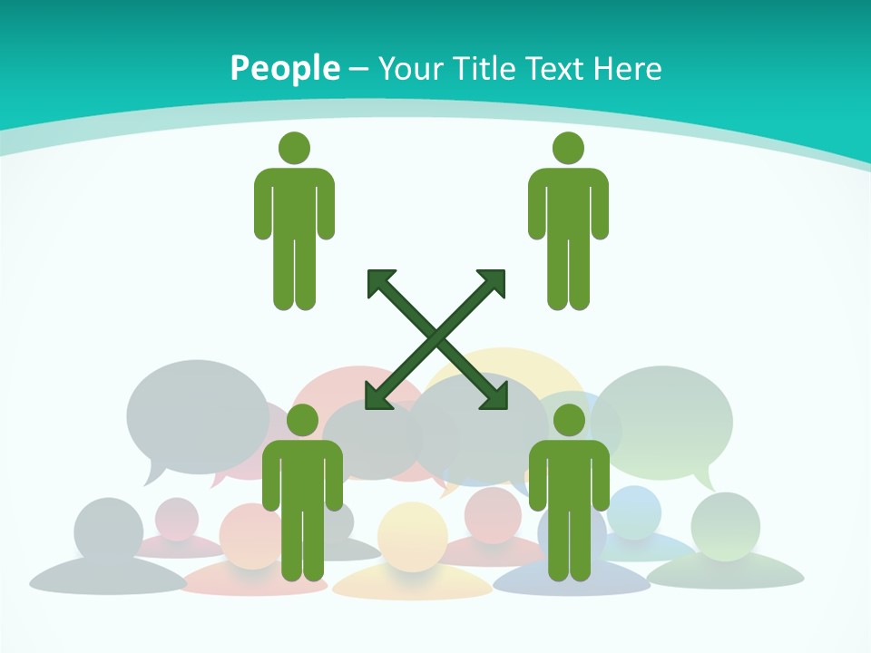 Orange Bubble Career PowerPoint Template