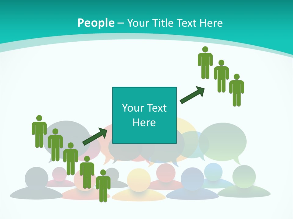 Orange Bubble Career PowerPoint Template