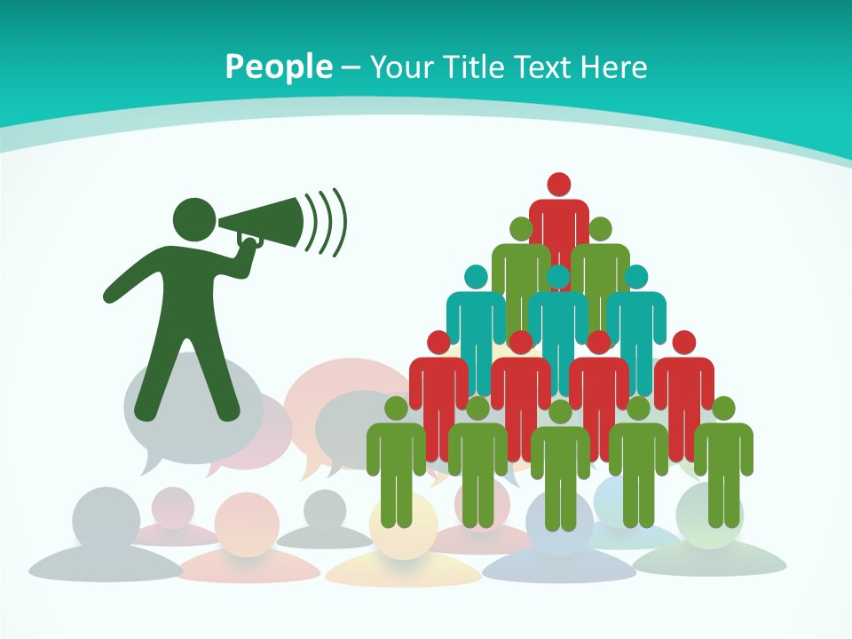 Orange Bubble Career PowerPoint Template