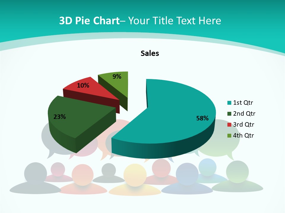 Orange Bubble Career PowerPoint Template