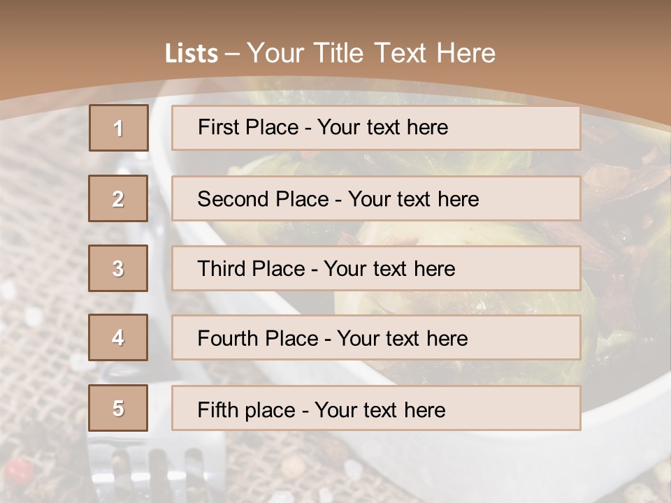 Nutrition Produce Food PowerPoint Template