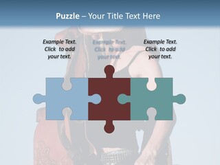 A Woman Wearing A Cowboy Hat And Holding A Saddle PowerPoint Template