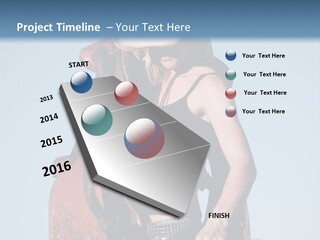 A Woman Wearing A Cowboy Hat And Holding A Saddle PowerPoint Template