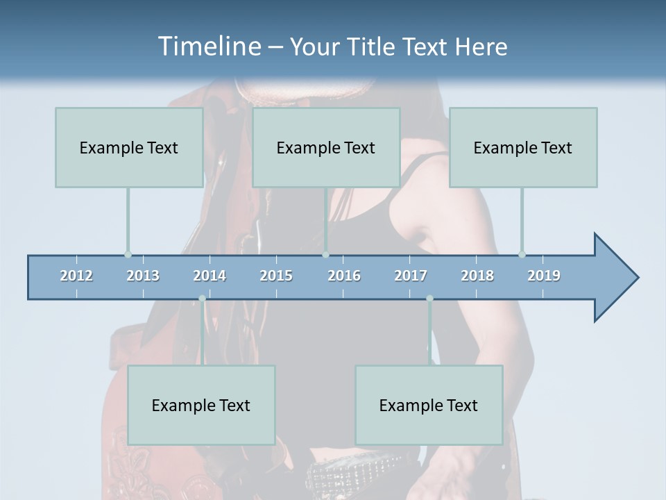 A Woman Wearing A Cowboy Hat And Holding A Saddle PowerPoint Template