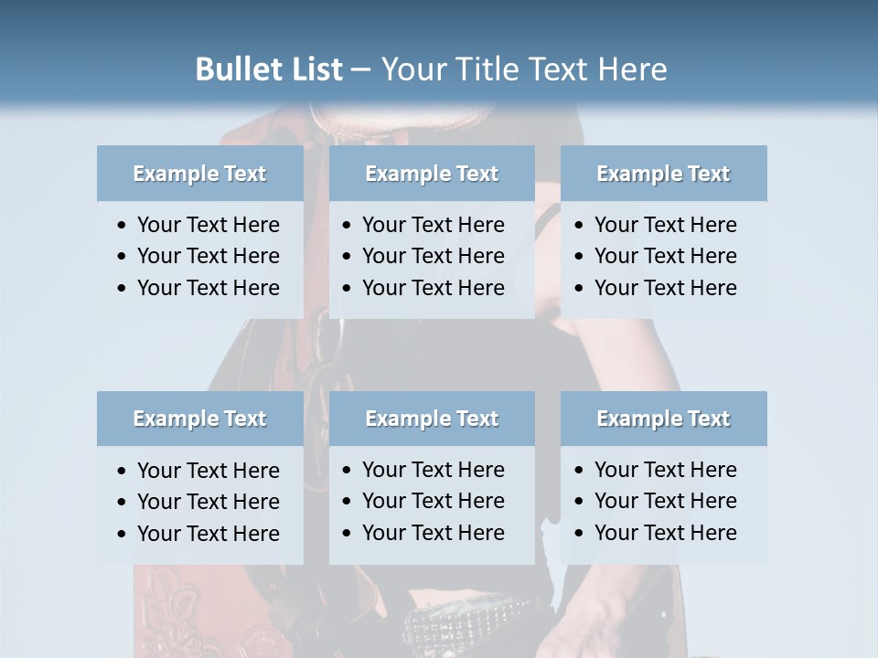 A Woman Wearing A Cowboy Hat And Holding A Saddle PowerPoint Template