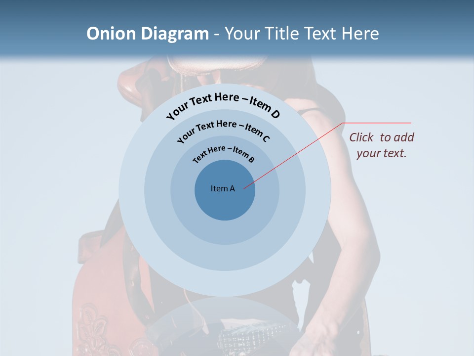 A Woman Wearing A Cowboy Hat And Holding A Saddle PowerPoint Template