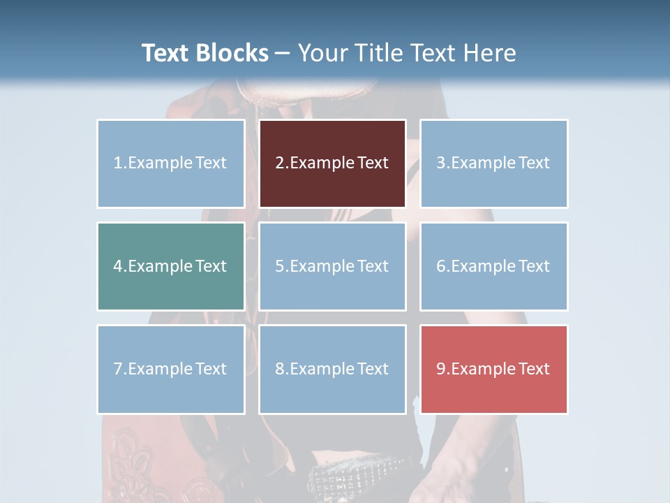 A Woman Wearing A Cowboy Hat And Holding A Saddle PowerPoint Template
