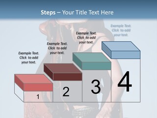 A Woman Wearing A Cowboy Hat And Holding A Saddle PowerPoint Template