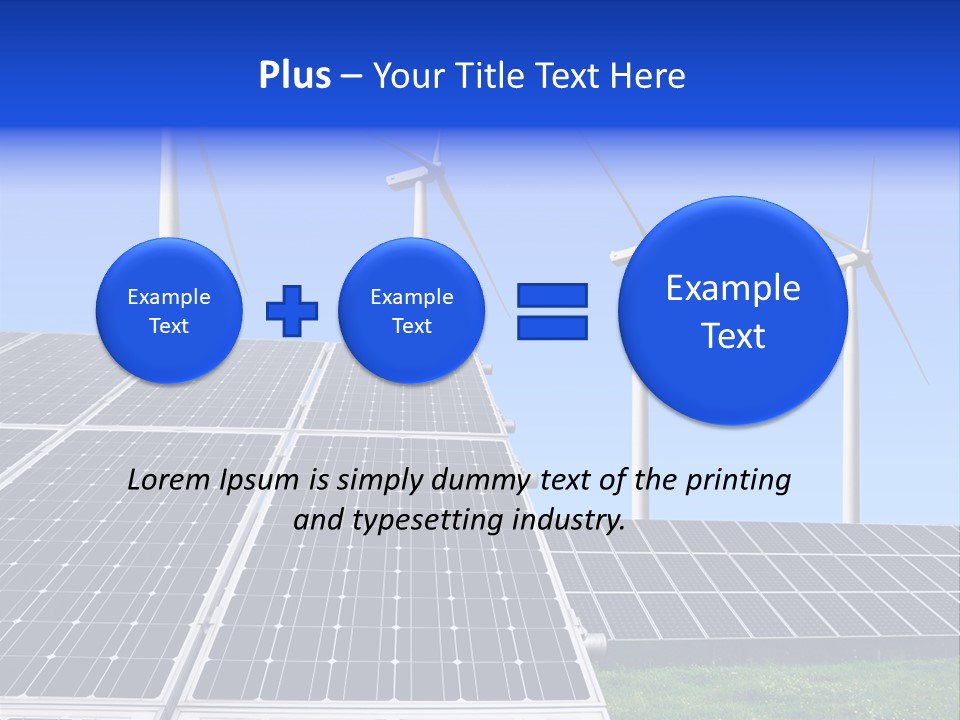 Eco Electricity Climate PowerPoint Template