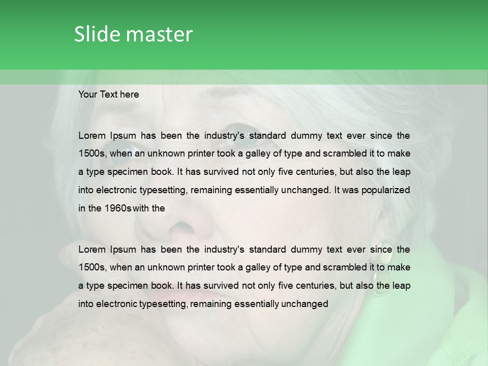 Single Style White PowerPoint Template