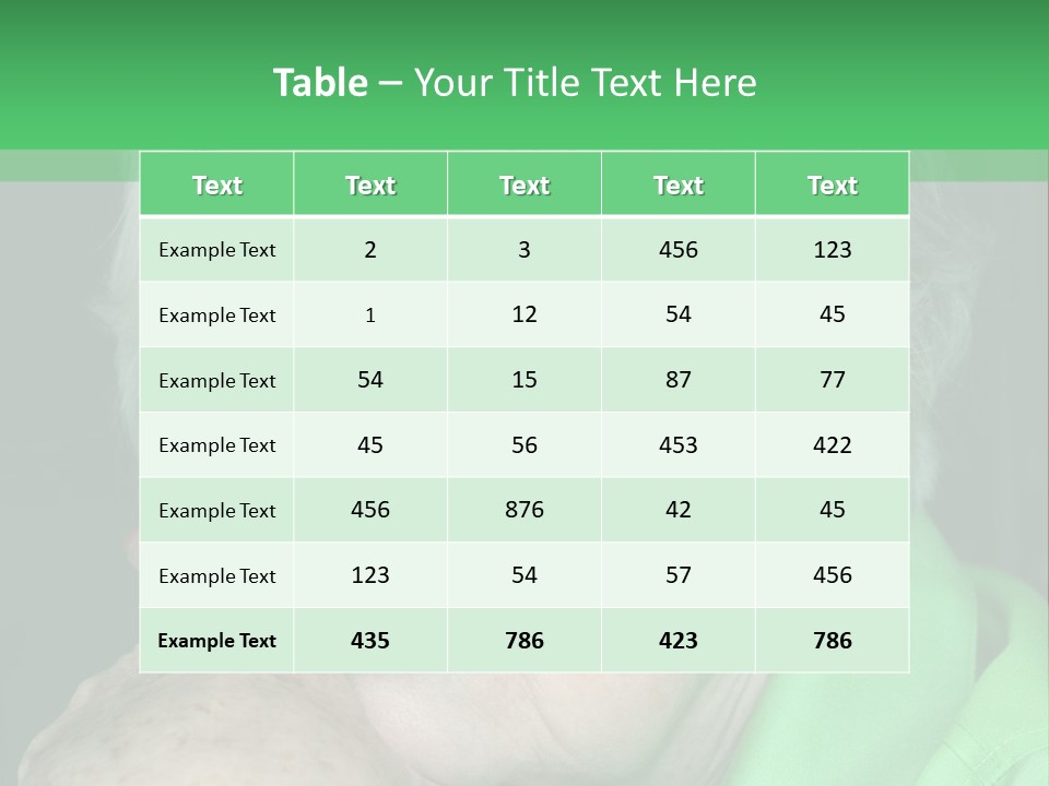 Single Style White PowerPoint Template