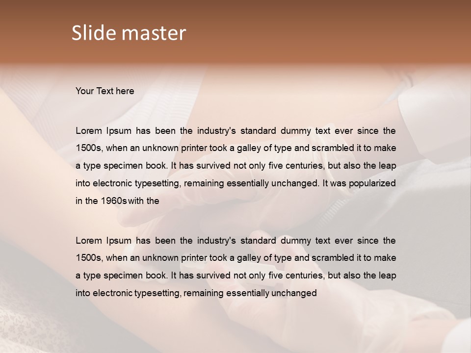 Needle Secure Blood PowerPoint Template