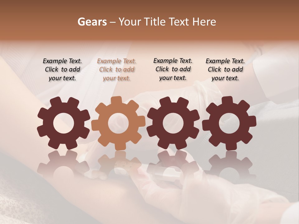 Needle Secure Blood PowerPoint Template