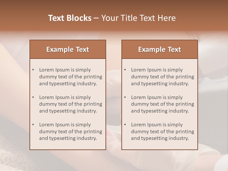 Needle Secure Blood PowerPoint Template