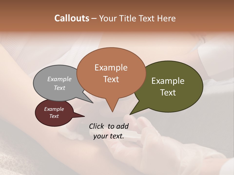 Needle Secure Blood PowerPoint Template