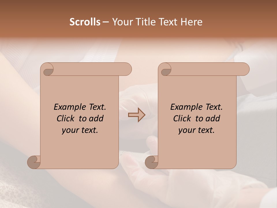 Needle Secure Blood PowerPoint Template