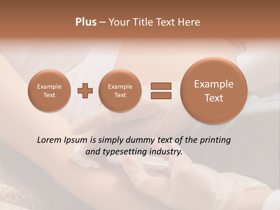 Needle Secure Blood PowerPoint Template