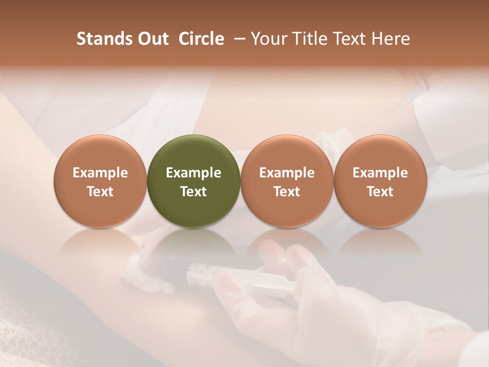 Needle Secure Blood PowerPoint Template