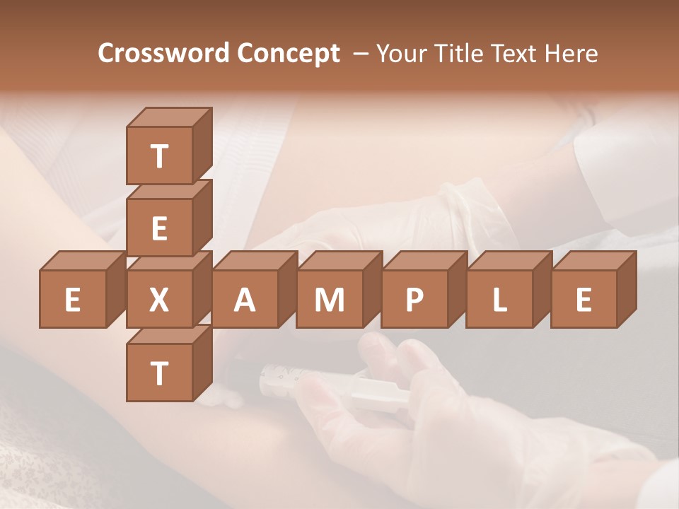 Needle Secure Blood PowerPoint Template