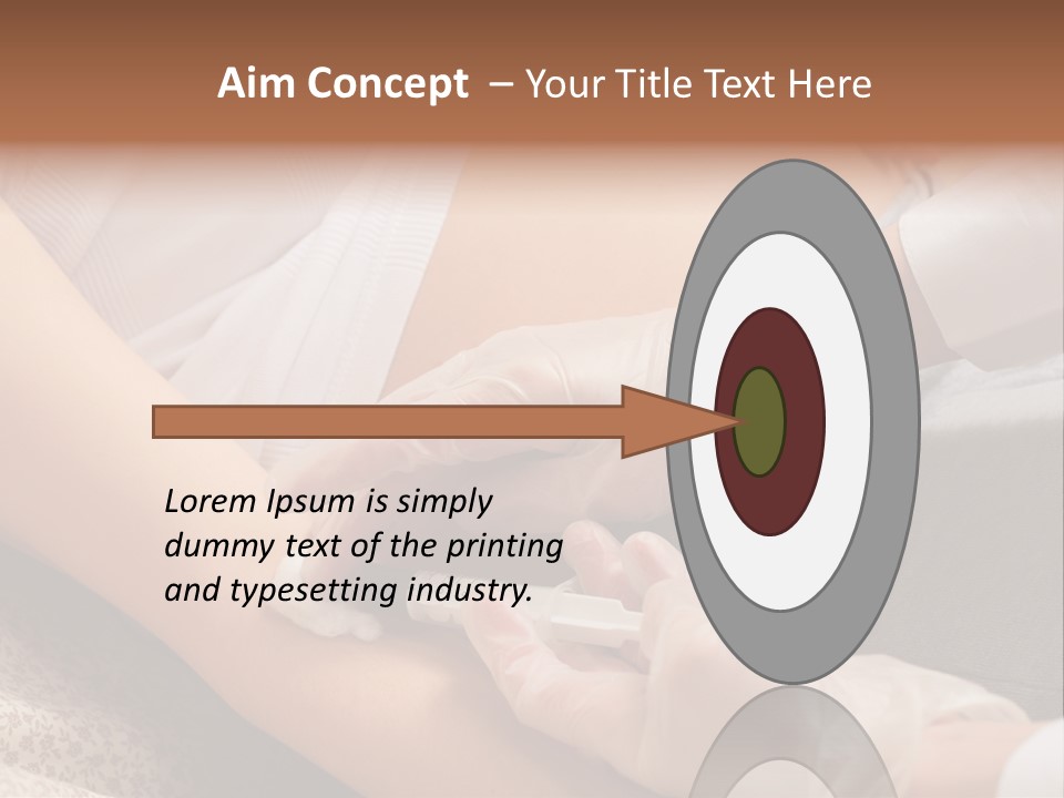 Needle Secure Blood PowerPoint Template