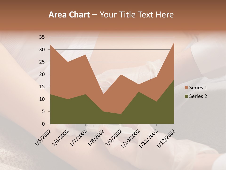 Needle Secure Blood PowerPoint Template