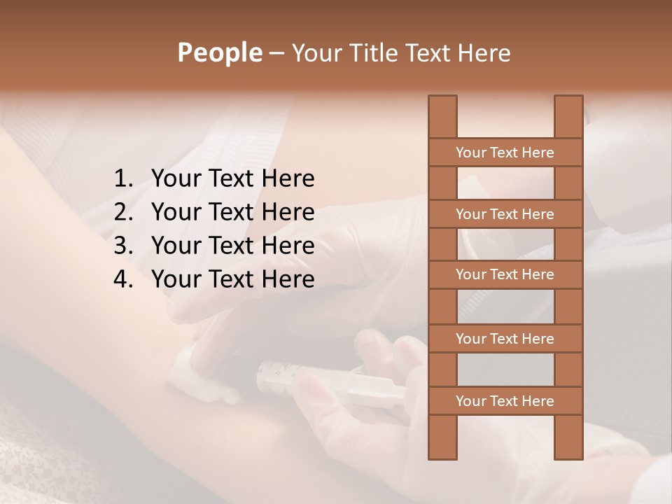 Needle Secure Blood PowerPoint Template
