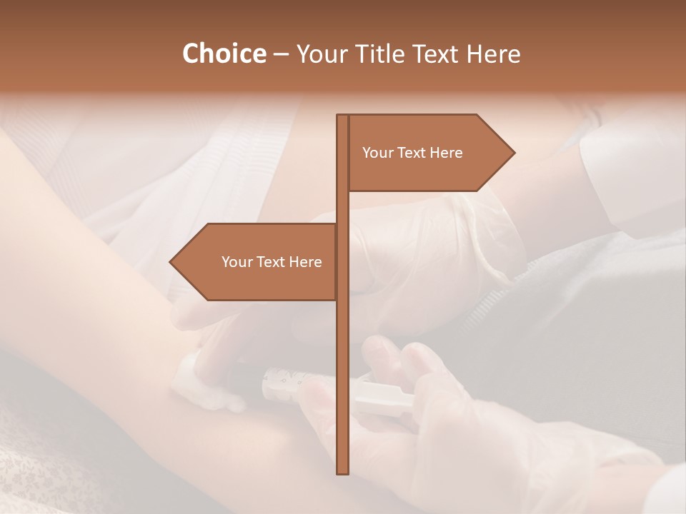 Needle Secure Blood PowerPoint Template