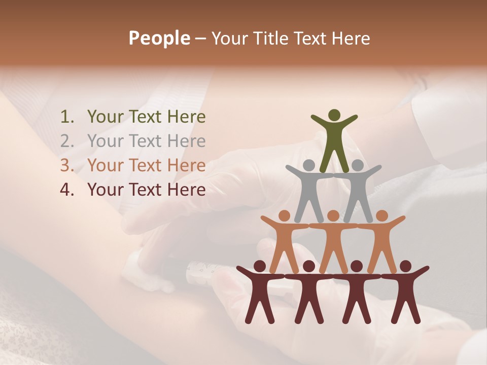 Needle Secure Blood PowerPoint Template