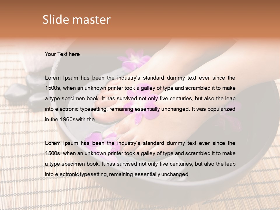 Stones Spa Fresh PowerPoint Template