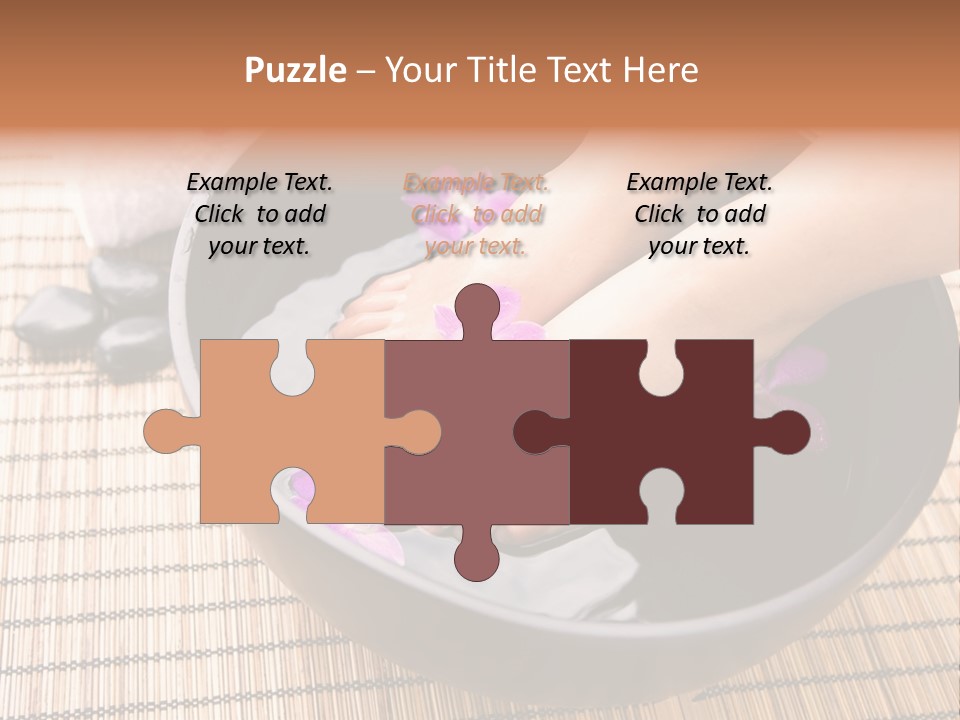 Stones Spa Fresh PowerPoint Template