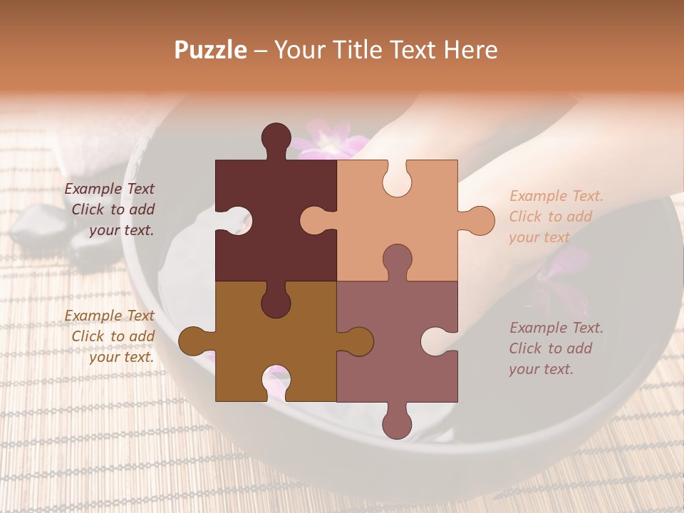 Stones Spa Fresh PowerPoint Template