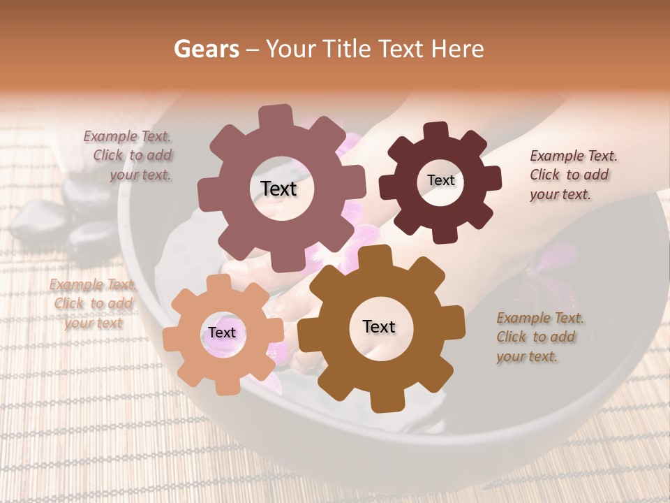 Stones Spa Fresh PowerPoint Template