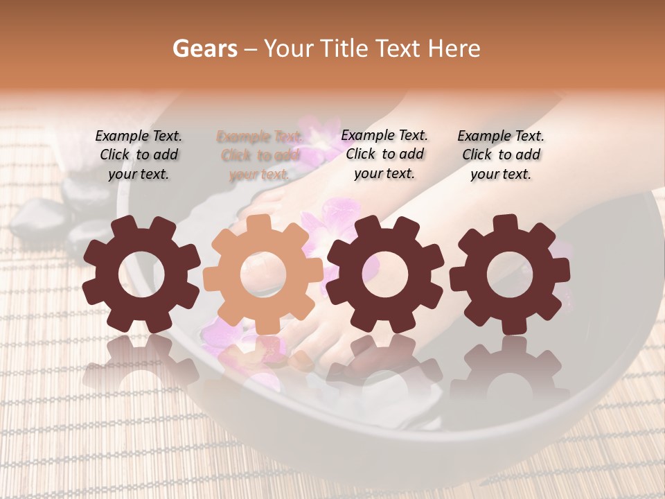 Stones Spa Fresh PowerPoint Template