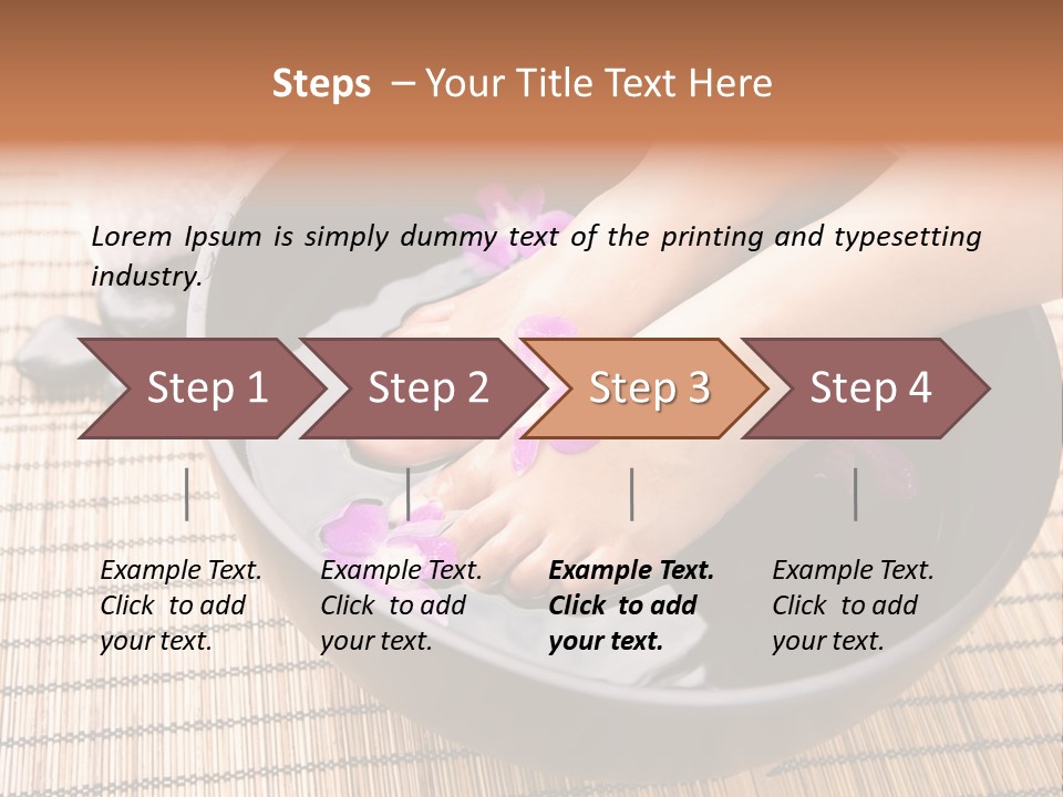 Stones Spa Fresh PowerPoint Template