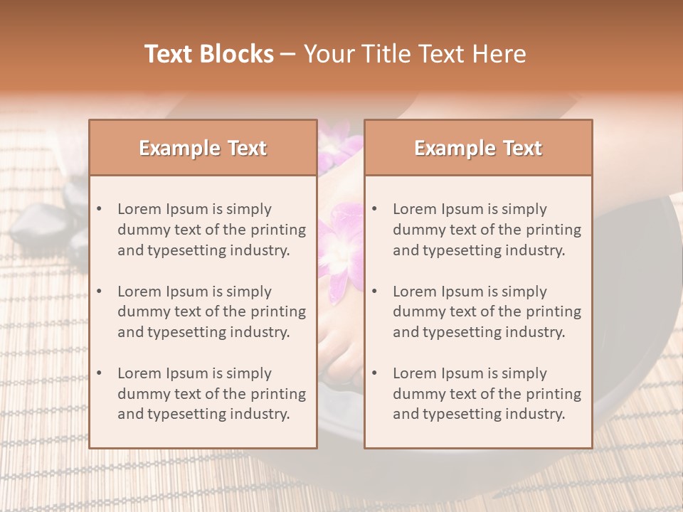 Stones Spa Fresh PowerPoint Template