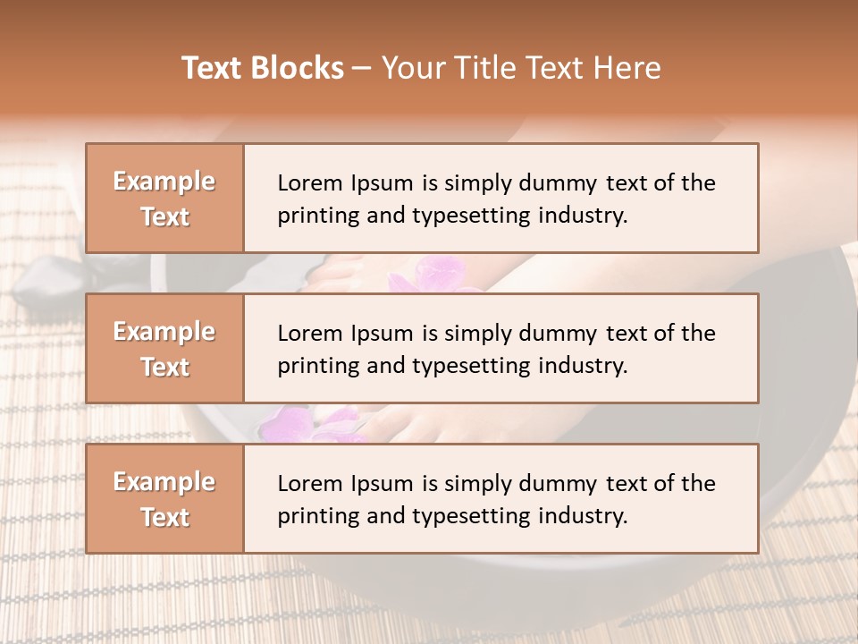 Stones Spa Fresh PowerPoint Template