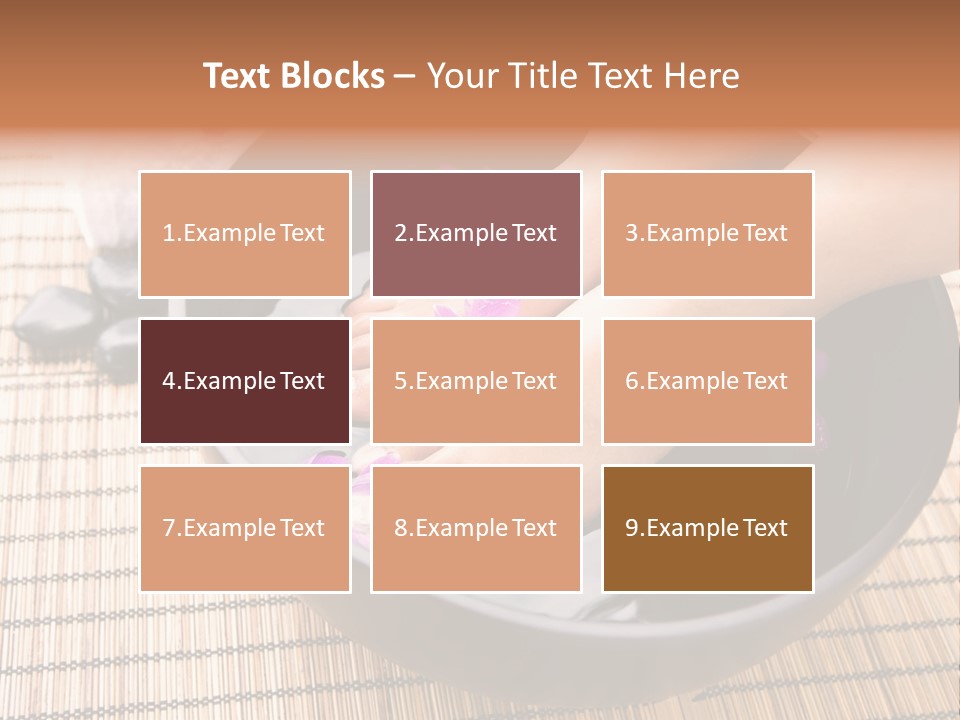 Stones Spa Fresh PowerPoint Template