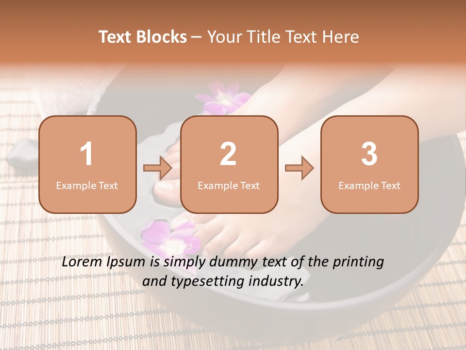 Stones Spa Fresh PowerPoint Template